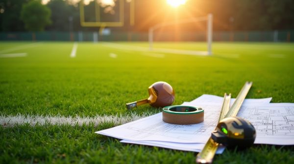 Construire un terrain de football : surfaces, dimensions et entretien