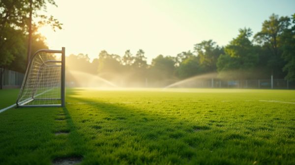 Construire un terrain de football : surfaces, dimensions et entretien